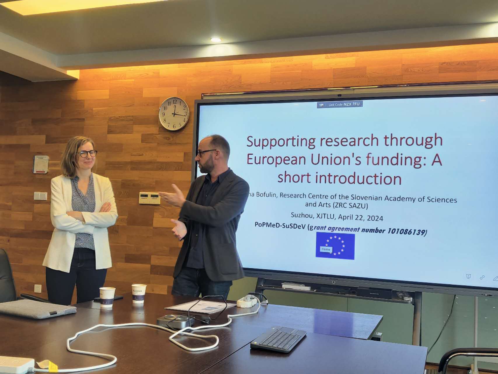 Invited lecture at XJTLU, China: Supporting research through European Union's funding: A short introduction